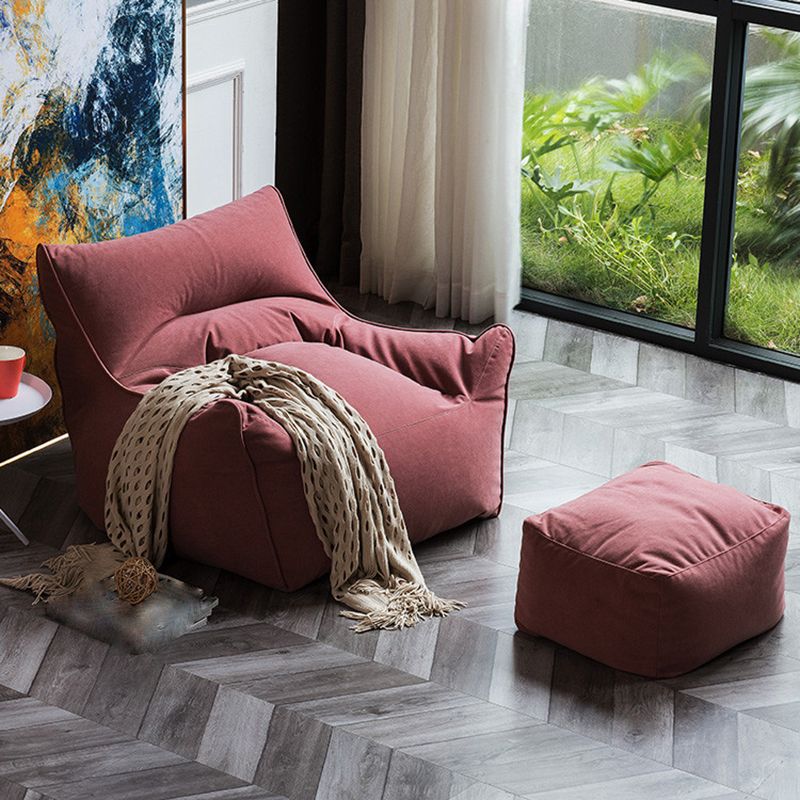 Arms Included Velvet Armchair with Sewn Pillow Back, 35.43" W √ó 39.37" L √ó 25.59" H