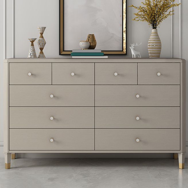 Classic Glam Chest Wooden Storage Chest Dresser with Drawers