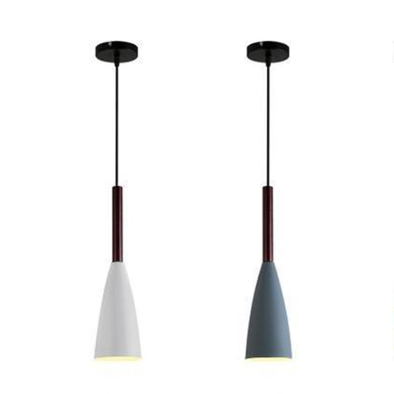 Cone Shape Hanging Light Modern Style Metal 1 Light Hanging Lamp for Restaurant