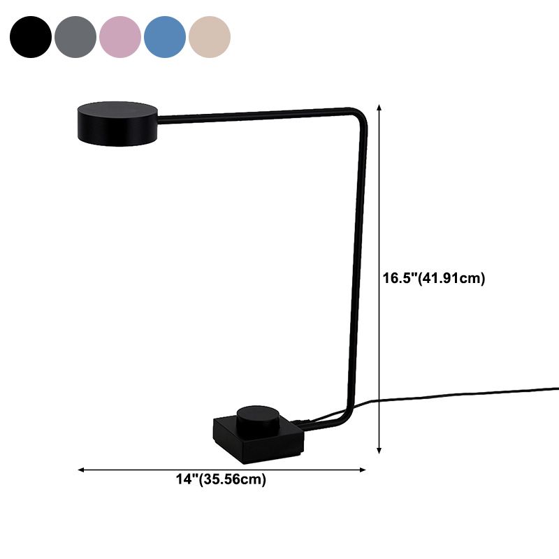 Round Shape Metal Lamp Mount Lighting Modern 1 Light Lamp Fixture