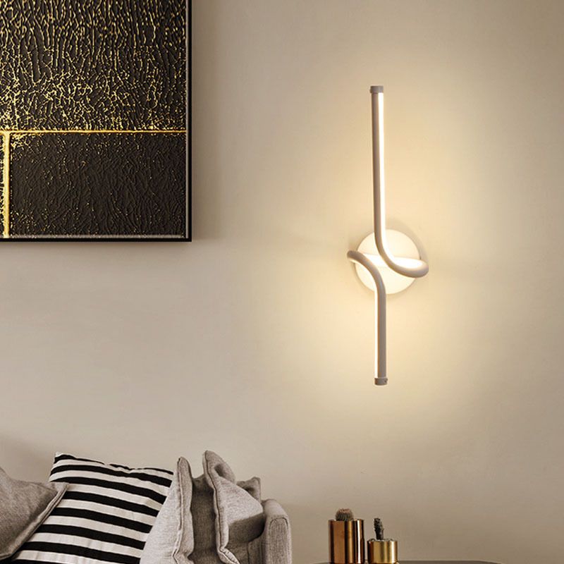 Strip Shape Wall Lamp LED Wall Mount Lamp with Acrylic Shade for Bedroom