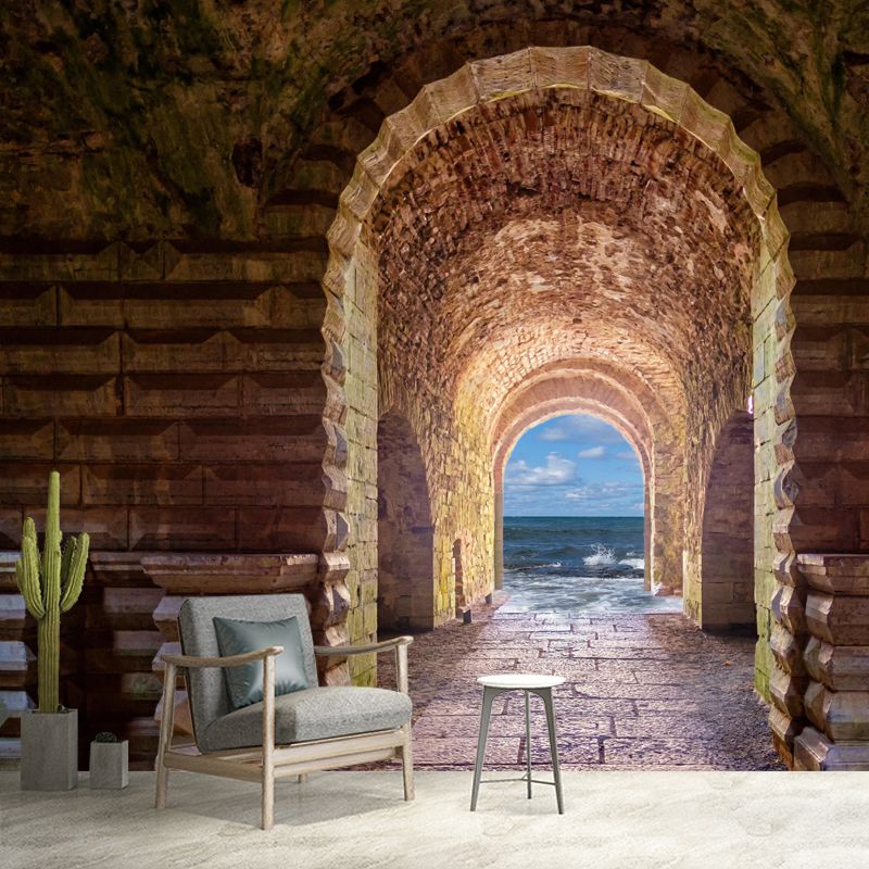 Minimalism 3D Art Illusion Mural Wall Decoration for Living Room Decoration