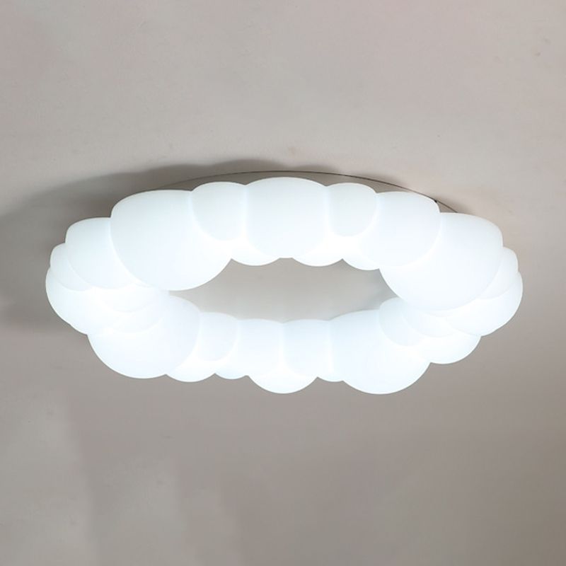 White LED Ceiling Light Modernism Flush Mount Lighting for Foyer Kitchen