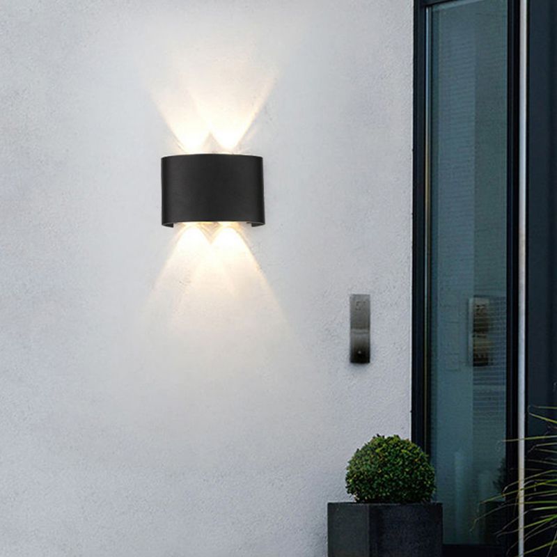 Multi Lights Geometric Wall Washer Sconce Modern Style Metal Wall Lighting Ideas
