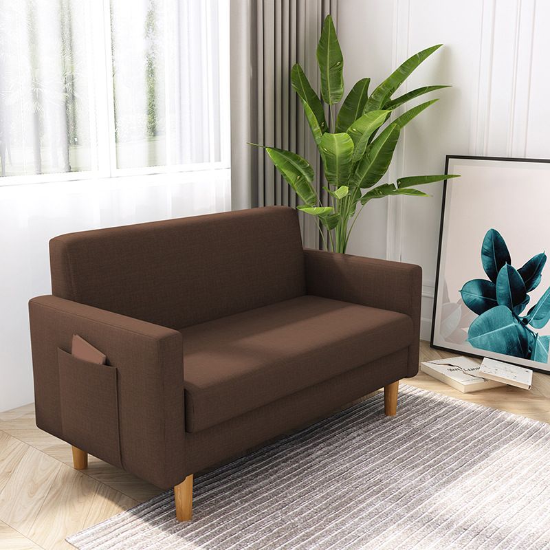 Contemporary Tight Back Sofa with Storage for Living Room and Apartment