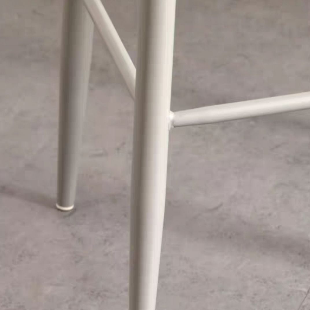 Contemporary Bar-stool Plastic Counter Bar Stool with Plastic Legs