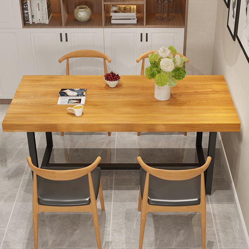 Modern 1/5 Pieces Dining Set Rectangle Wood Dining Table for Kitchen Dining Room