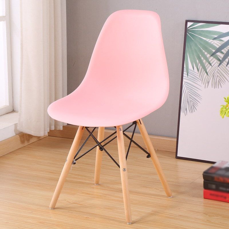 Chaise de salle de cuisine en bois industriel en bois
