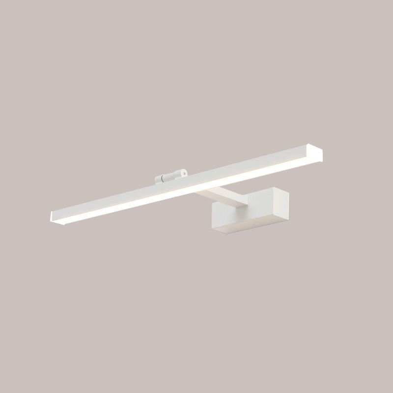 Modern Simplicity LED Wall Light Linear Shape Mirror Wall Lamp in White
