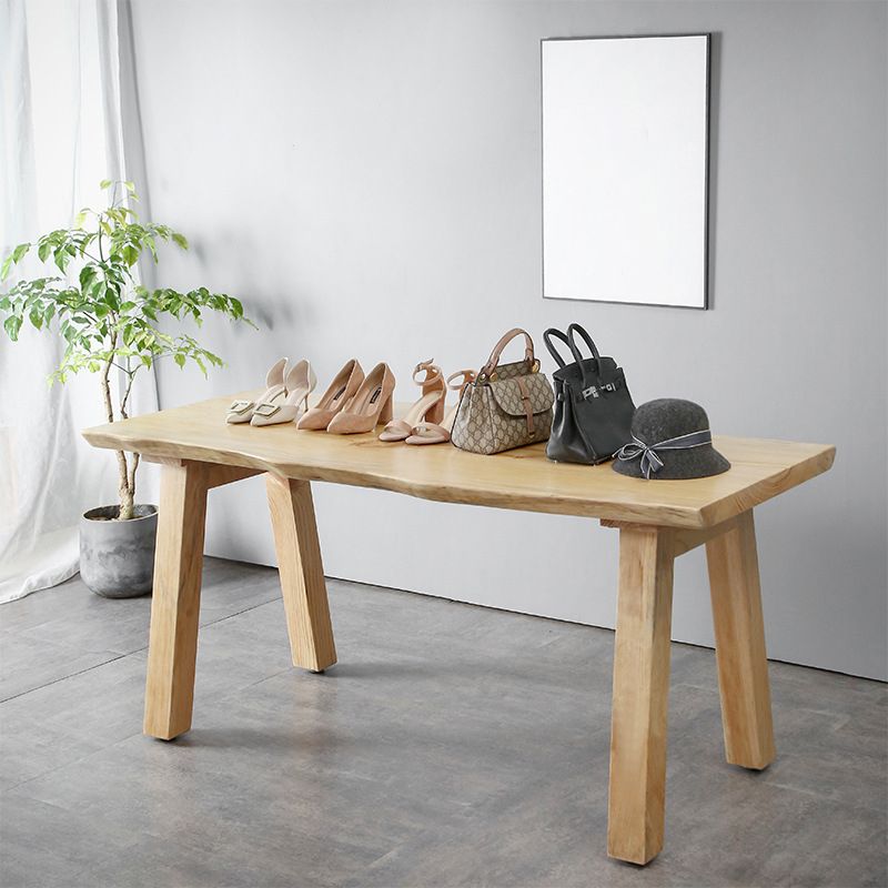 1/2/3 PCS Pine Modern Dining Ensemble avec une table de table de table rectangle