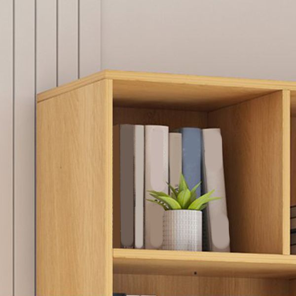 9.45" Wide Matte Finish Bookshelf Wood Standard Shelf Bookcase for Bedroom