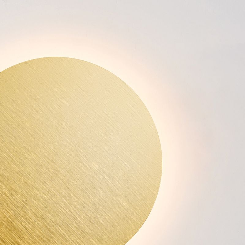 Circle Sconce Light Fixture Modern Style LED Metal Wall Sconce Lighting