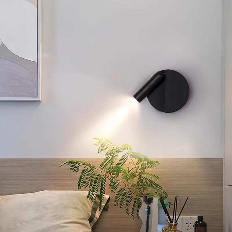 Simplicity Cylinder Sconce Lights Metal 1 Light Wall Sconces