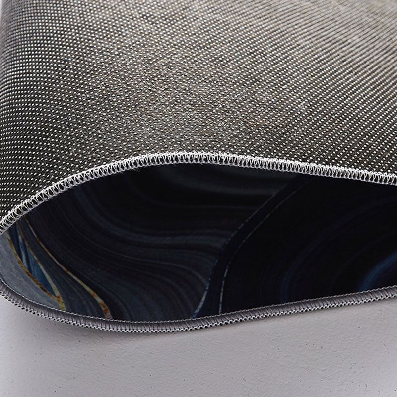 Contemporary Area Carpet Modern Abstract Pattern Rug Polyester Washable Carpet with Non-Slip Backing