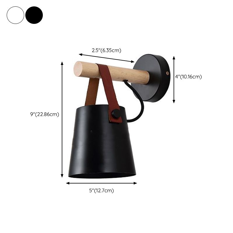 Contemporary Wooden Wall Light Simple Wall Light Sconce for Living Room