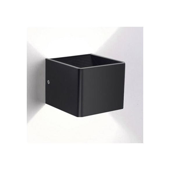 Cube Schattenleuchten Lichtminimalismus Aluminium warm/weiße Beleuchtung LED LED LEDIGKEIT