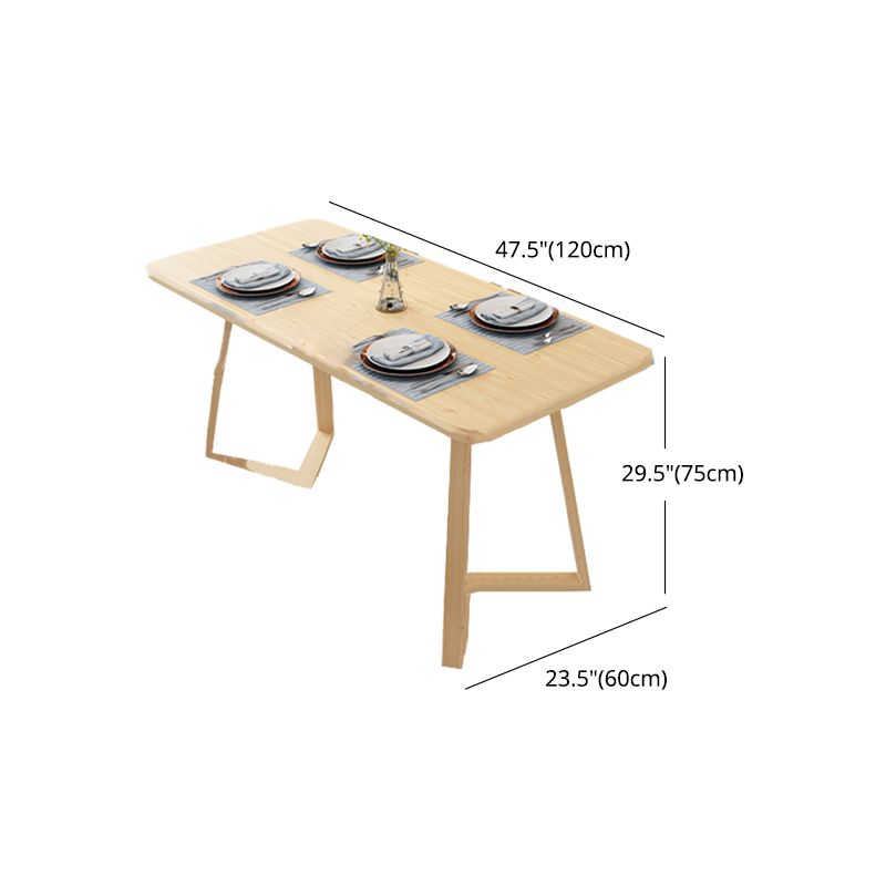 Moderno 1/4/5/7 pezzi set da pranzo tavolo da pranzo in legno rettangolare per sala da pranzo