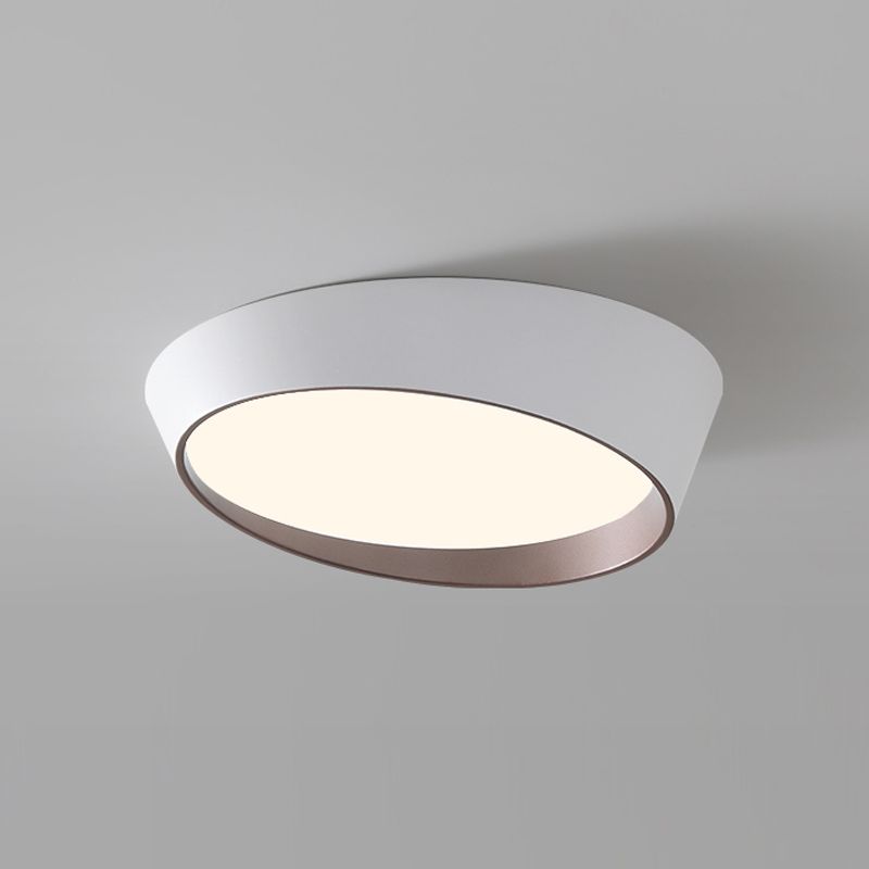 Metal Flush Ceiling Light Fixtures Modern Flush Mount Fixtures with Acrylic Shade
