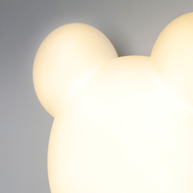 Children Style Wall Lamp 1-Light LED Wall Mount Lamp with Plastic Shade for Kid's Room