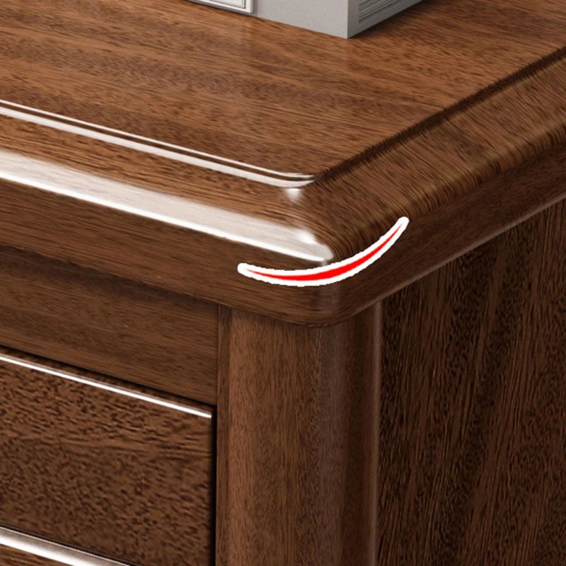 15.6 Inch Width Storage Chest Modern Solid Wood Dresser with 3/4/5 Drawers