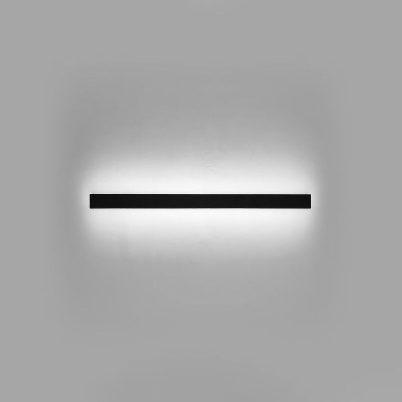 1 Light Linear Wall Lamp Simplicity Metal Wall Mounted Light Fixture