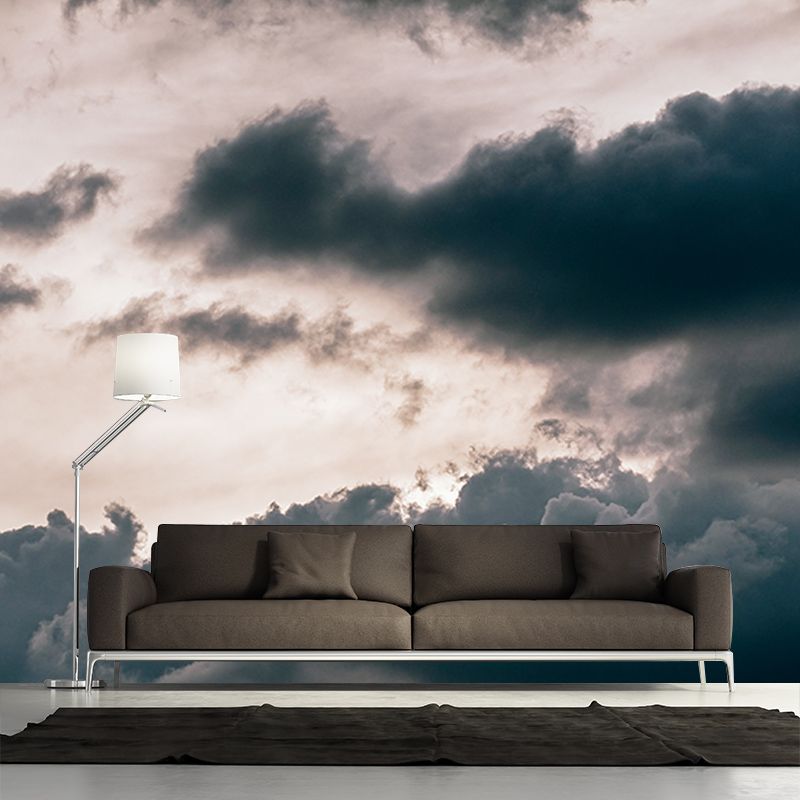 Moisture-Resistant Sky Mural Full Size Wall Covering for Home Decoration