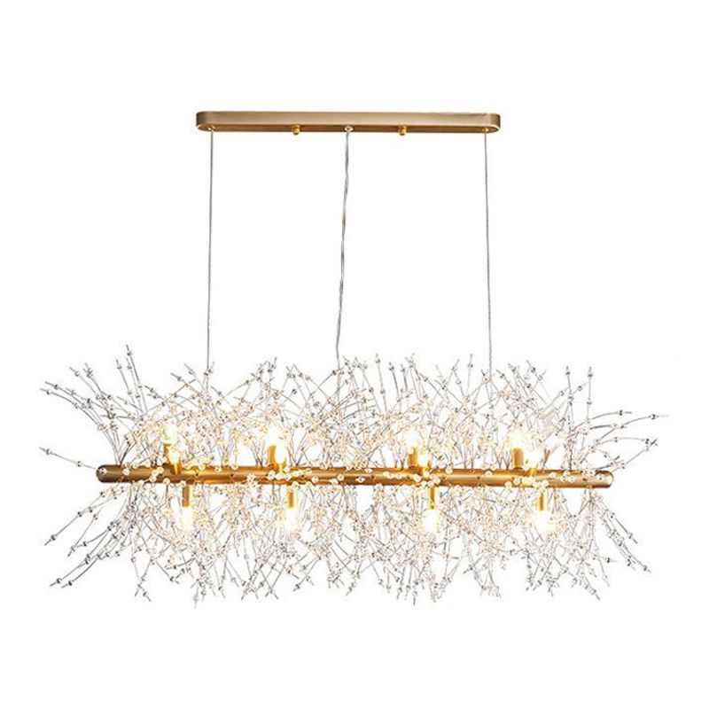 Modern Firefly Island Pendant Lighting Metal Multiple-Light Island Pendant