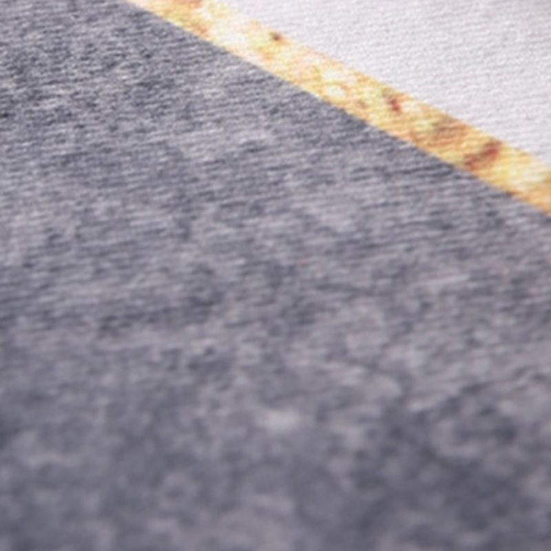 White Modern Rug Polyester Graphic Rug Non-Slip Backing Rug for Living Room