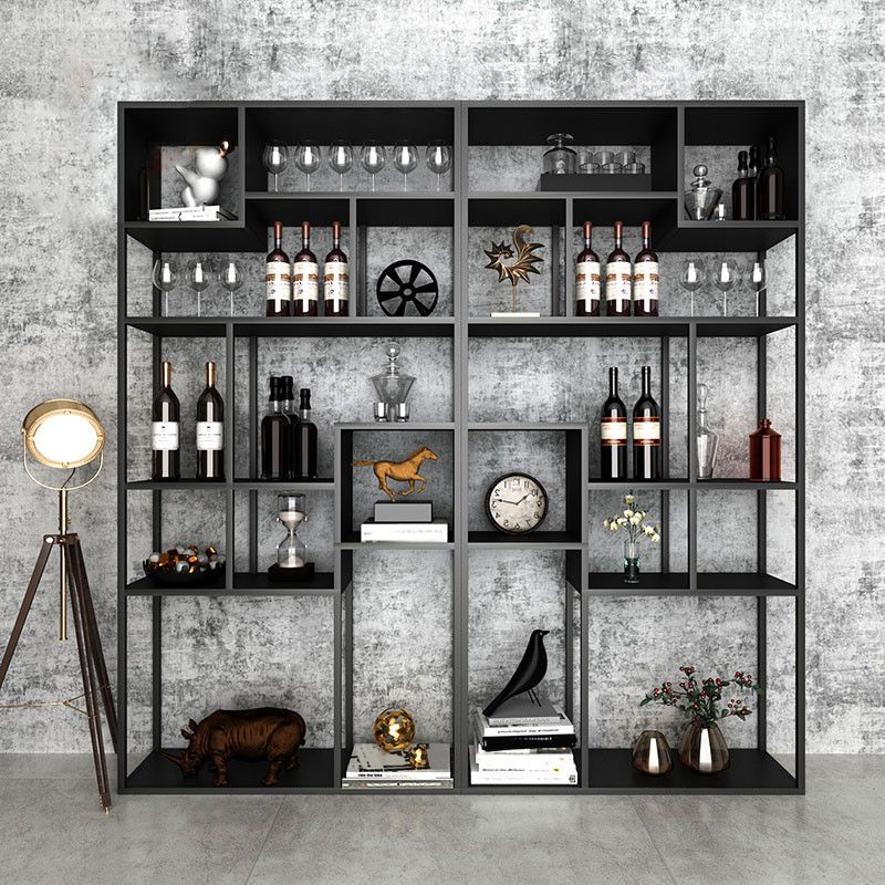 Industrial Antique Finish Shelf Bookcase Etagere Metal Bookshelf