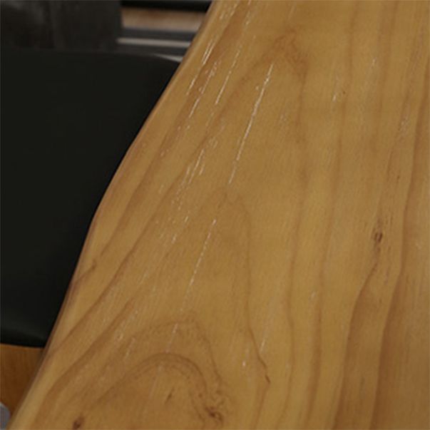 Industrial Dining Set 1/2/4/5 Pieces Solid Wood Double Pedestal Dinette Set