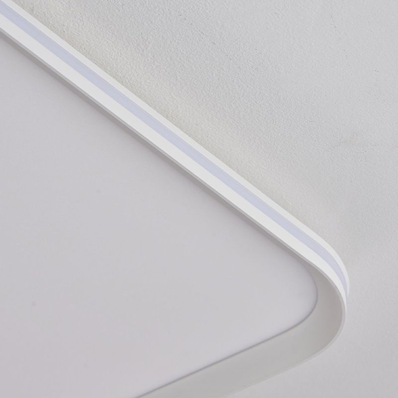 Minimalism Oval LED Hanging Pendant Lights in White for Dining Room