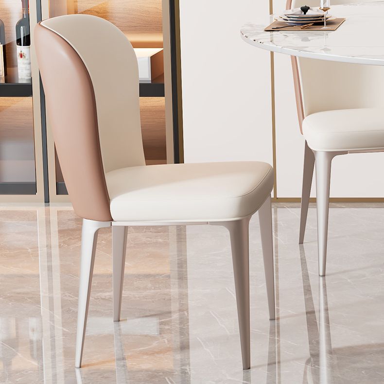 White Stone Dining Set for Home 1/5/7 Pieces Modern Foldable Dining Table Set