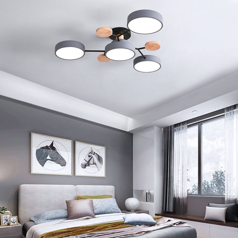 Modern Style Ceiling Light LED Flush Mount Light Fixture for Bedroom