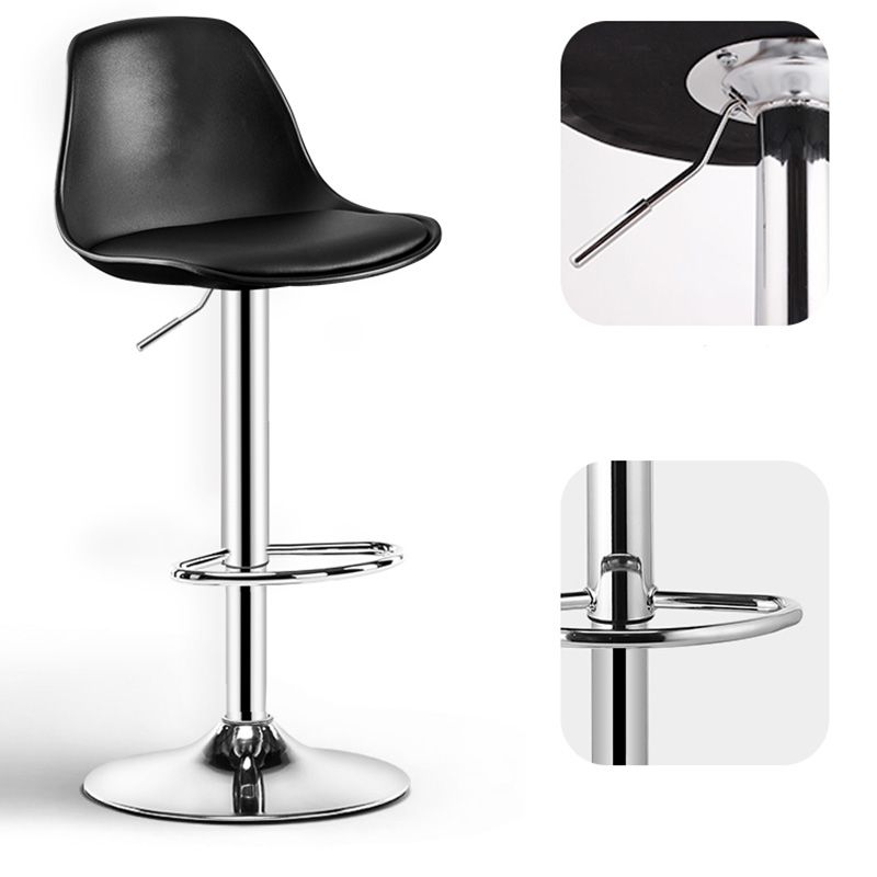 Taburete de bar de estilo industrial, asiento cubo con patas de metal para barra de mostrador