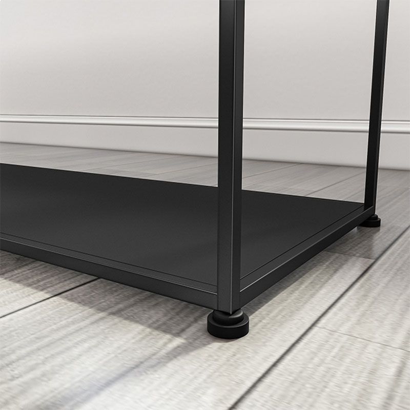 Contemporary Style Bookcase Open Back Metal Bookshelf for Home Office