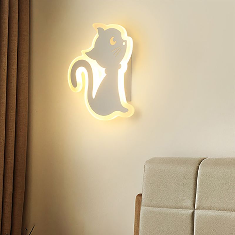 Modern Style Sconce Light Fixture Household Cat Wall Mounted Lamp for Sitting Room