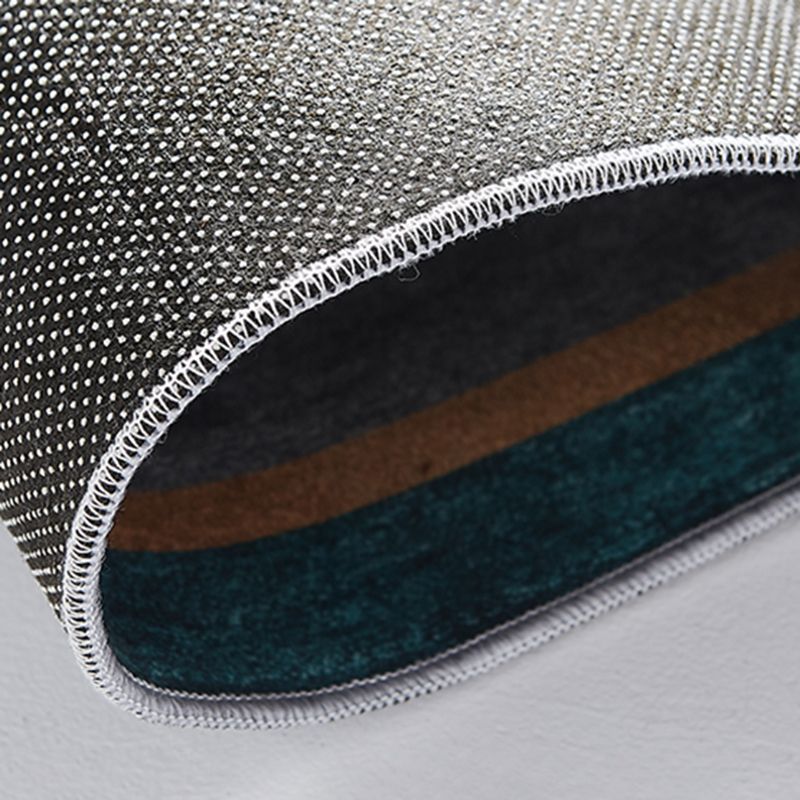 Vaste kleur moderne binnen tapijt polyester metalen lijnen afdrukt tapijt Easy Care Tapijt voor woningdecoratie