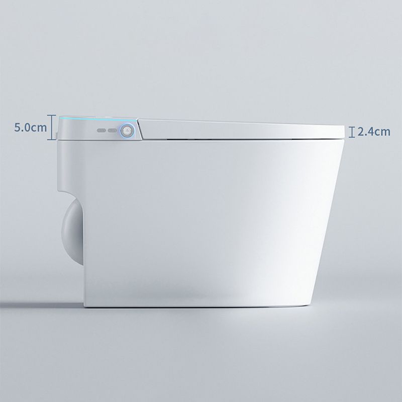 Polished Finish ABS Toilet Siphon Jet Contemporary Toilet Bowl with Heated Seat