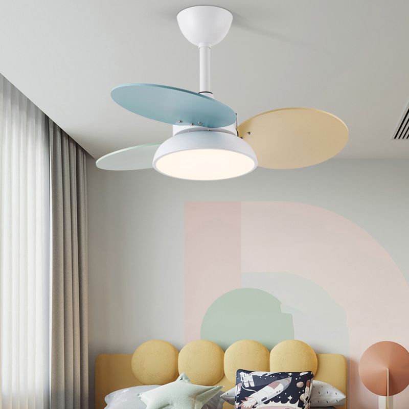 Lampe suspendue à la suspension de suspension en fer forgé pour les enfants LED Creative LED avec une teinte acrylique