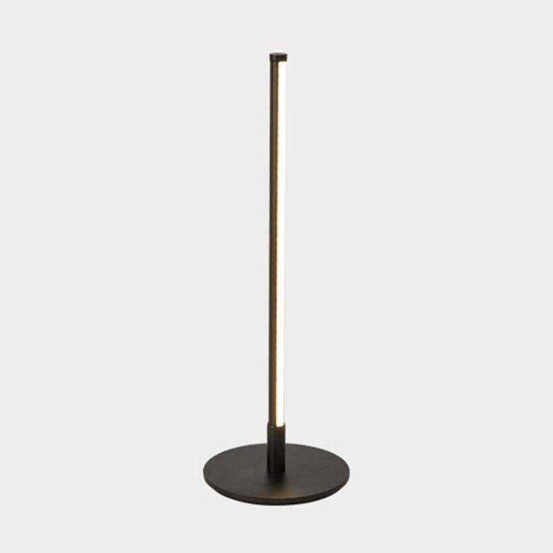 Lampe de table LED simplicité moderne les lampes de table linéaire avec une teinte acrylique