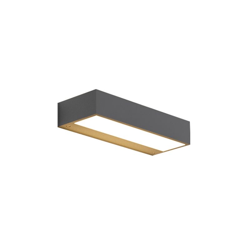 Modern LED Aluminum Wall Light in Matte Black Finish Wall Sconce