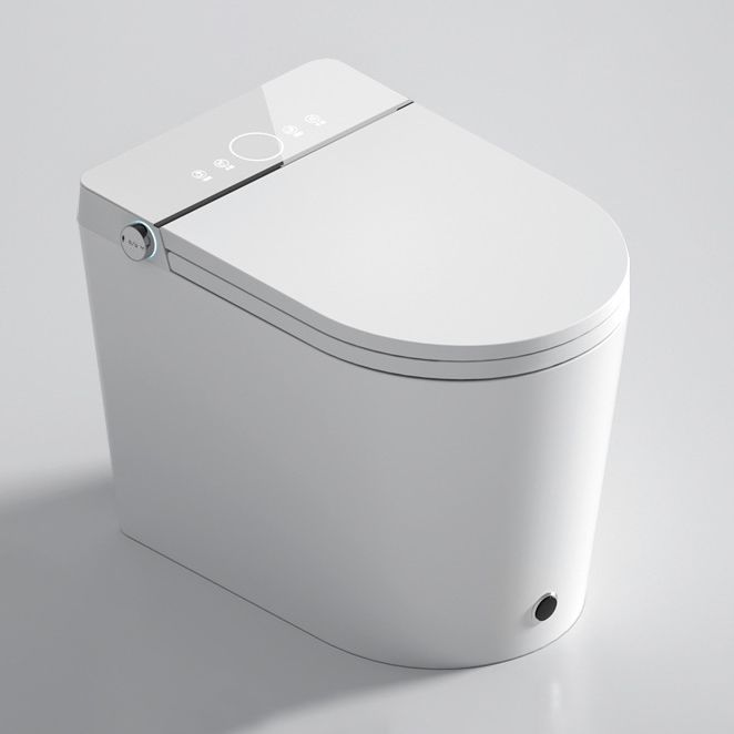 Modern Siphon Jet One Piece Toilet Bowl Heated Seat White Urine Toilet with Toilet Seat