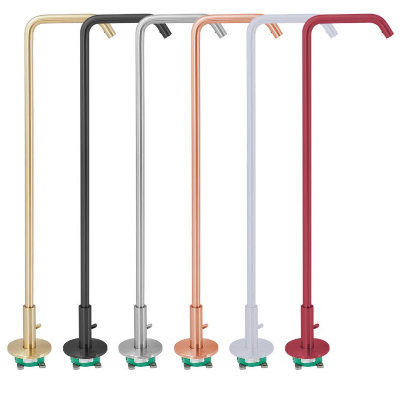Tub Filler High Arc Handshower Lever Handle Copper Freestanding Tub Filler