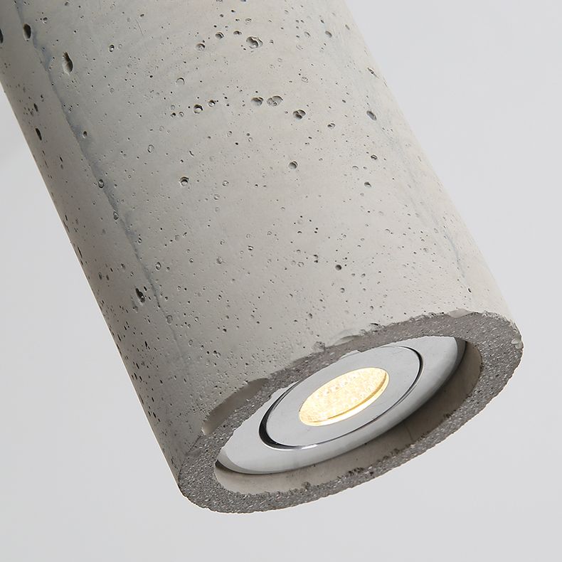 Luce di cemento a sospensione moderna a sospensione Luce da fuoco interno
