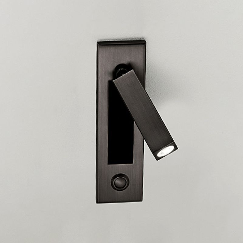 Semplicità contemporanea luce regolabile a parete luce con ombra acrilica per camera da letto