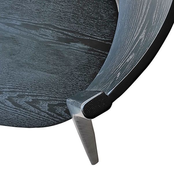 Contemporary Wood Dining Chair Open Back Dining Side Furniture in Matte Finish for Indoor