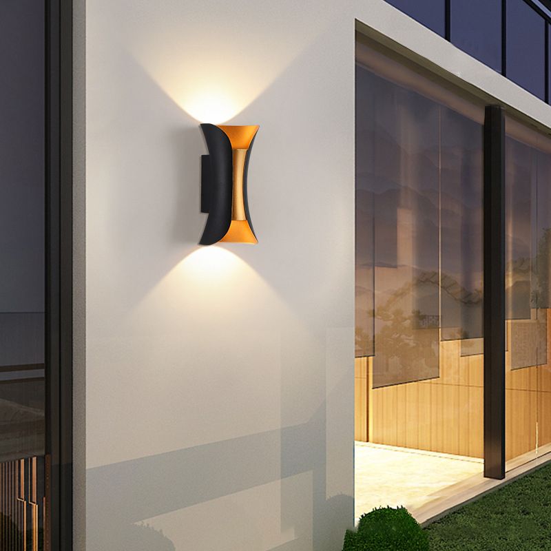 Modern Wall Washer Lighting Minimalist Metallic LED Wall Sconce for Sitting Room
