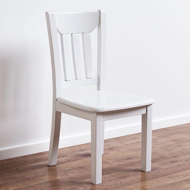 Hedendaagse stoelen Dining Armloze stoel met houten benen voor keuken