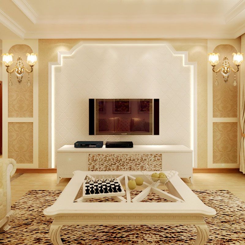 Swooping Arm Wall Sconce Modernist Living Room Wall Mount Light Fixture with Glass Shade in Gold