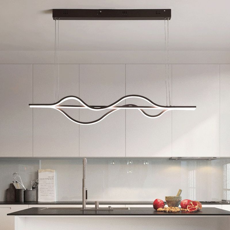 Nórdica Light Light Light Light 3 luces Led Island Colgante para comedor
